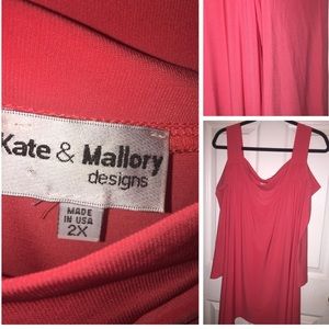 Plus Size Cold Shoulder Top